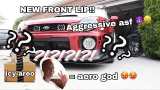 STI BUGEYE GETS ICY AERO GREDDY FRONT LIP!! ( A NEW LOOK !! )