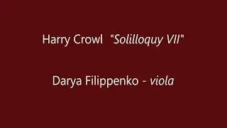 Darya Filippenko (viola).  Harry Crowl 