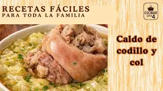 Sorprendente y rico Caldo de codillo y col