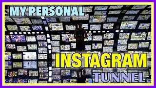 WALKING THROUGH AN INSTAGRAM TUNNEL IN NEW YORK CITY AT SAMSUNG 837