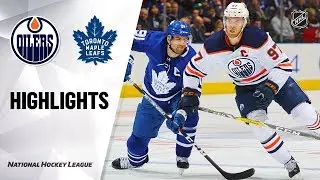 NHL Highlights | Oilers @ Maple Leafs 1/6/20