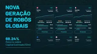 A NOVA GERAÇÃO de ROBÔS GLOBAIS de TRADING no INVISTA JÁ