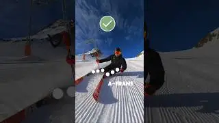 A-Framing in HIGH EDGE ANGLE CARVING!? #skiaddict