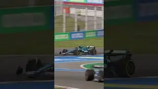 F1 24 Barcelona GP Alonso Overtakes Hulkenberg