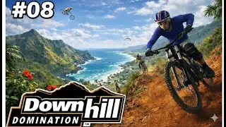 🔥 Downhill Domination – Missão 08 – Mt. Kowaki, Havaí | Corrida Intensa, Quase o 1º Lugar! 🥈💨
