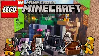 The Skeleton Dungeon LEGO Minecraft Build and Review!!! | (21189)
