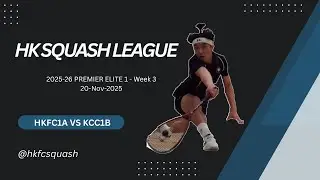 HK Squash league 2025-26 Division 1 - Week 3