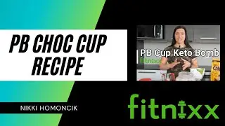 PB Choc Cup Keto Bomb - Quick And Easy Recipe | Nikki Homoncik |