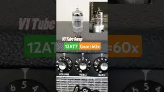Guitar Amp Tube Swap, 12AX7, 12AT7, 12AY7 #guitarist