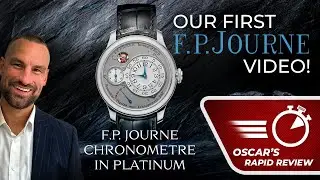 IT'S In PLATINUM!! F.P. Journe: The Chronometre Optimum RAPID WATCH REVIEW