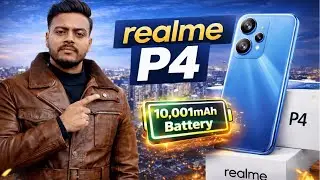 Realme P4 Power Phone 🔥 Massive 10,001mAh Battery!
