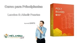 Curso Polyboard 7 – Lección 5: Cómo Añadir Puertas a tus Diseños de Muebles