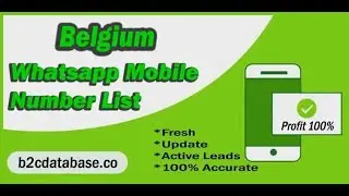 Belgium WhatsApp Number List | Verified WhatsApp Mobile Number Database &ndash; B2C Database