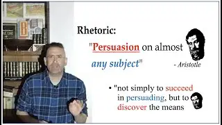 Rhetoric 1 The Basics of Rhetoric: Aristotle's Definitions and Functions of Rhetoric