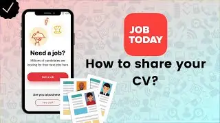 How to share your CV on JobToday? - JobToday Tips