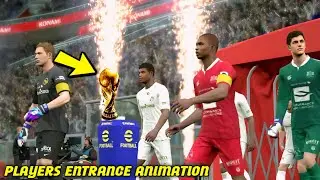 Players Stadium Entrance Animation In eFootball 2024 Mobile | How To Get Players Entrance Animation