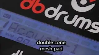 Modulo de bateria dbdrums db10v3 Features