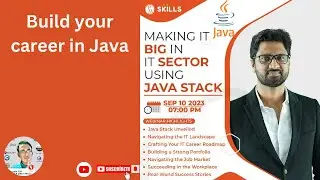 Making it big in IT sector using Java Stack 🔥: java Webinar 2023  #java #new #ai @Google @Microsoft