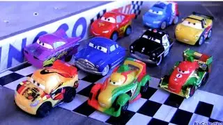 Rip Clutchgoneski Micro Drifters Cars Gold Francesco Bernoulli, Miguel Camino, Ramone Sheriff Disney