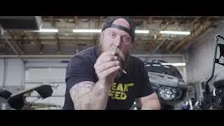 Dean Speed Challenger Highway bar and Indian Bag Guard install