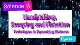 Science 6 Q1 | Handpicking, Scooping and Flotation Technique in Separating Mixture