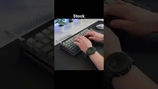 Monsgeek M1W - Stock vs Modded #mechanicalkeyboard  #shorts
