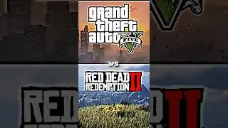 GTA 5 vs RDR2 #gta5 #vs #rdr2 #gtav #rdr #battle #gamecomparison #gta #reddeadredemtion2 #gaming