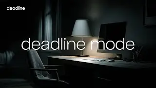 lo-fi focus music for designers &ndash; deadline mode (1 hour loop)
