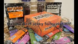 Kickass Beef Jerky Subscription Box