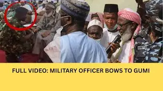 SHEIKH GUMI Gets Nigerian MILITARY OFFICER To KNEEL Before HIM