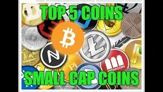Top 5 Cryptocurrency Coins for  2018 | Small - Cap Coins | IOTA, Steem, .....