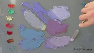 Michael Harding Pale Violet demonstrated by Vicki Norman