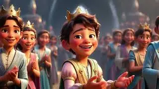 The Laughing Prince of the Silent Kingdom 😄✨| Magical Disney-Style Fairy Tale Story for Kids👑✨