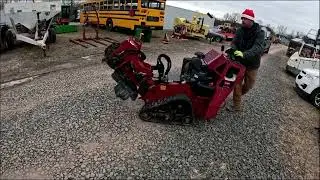 TORO STX26 INTELLI SWEEP STUMP GRINDER WITH TRAILE  For Sale