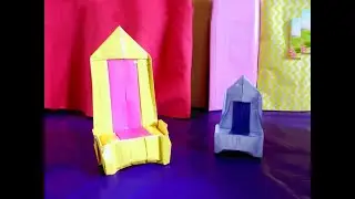 Origami Throne - Make a paper throne / classy chair
