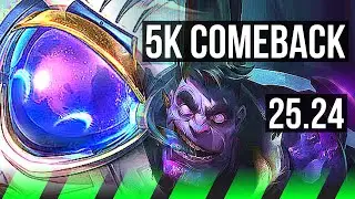 IVERN vs DR. MUNDO (JGL) | 5k comeback | EUW Master | 25.24