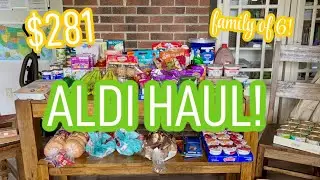 Двухнедельный набор продуктов из Aldi за 281 доллар