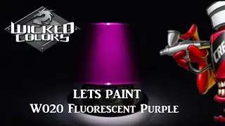 Lets Paint W020 Fluorescent Purple