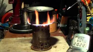 Vulcan Safety Chef Camp Stove - Boil Test #1 - (With Vulcan Fuel Can)