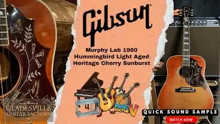 Gibson Murphy Lab Hummingbird - Demo by Michael Varecka - Gladesville Guitar Factory
