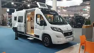 Bright, 68k campervan.  Dreamer D68 Limited - 2023 version.