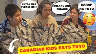 PINAY MOM IN CANADA | PINAKAIN KO NG TUYO ANG ANAK KO NA KAMBAL CANADIAN  | NAPA EXTRA RICE SA SARAP