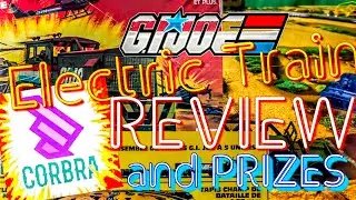 GIJoe Electric Train Set Review + 300 subscriber prize winner + more prizes