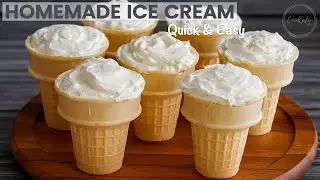 Easiest 2 Ingredient HOMEMADE ICE CREAM Ever!
