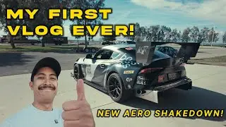 First Vlog EVER! New aero shakedown at Buttonwillow 13CW!