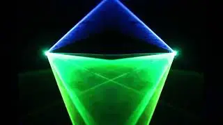 SHEHDS Waterproof Laser 3W RGB Scanning Pattern Animation Laser Light FDA