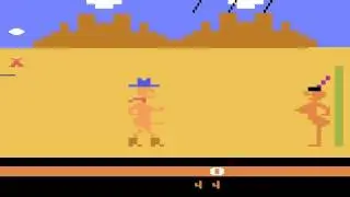 Custer Revenge 1982-Mystique,atari2600-Gameplay