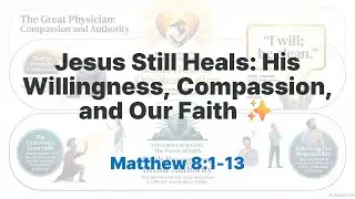 Jesus Still Heals: His Willingness, Compassion, and Our Faith ✨ | Matthew 8 Devotional | 2026-01-29