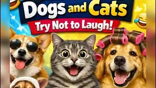FUNNIEST TikTok Dogs and Cats - Try not to laugh 