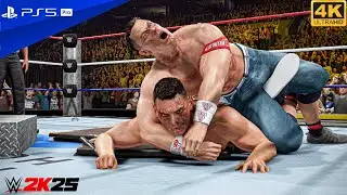 WWE 2K25 - Gunther Vs John Cena - RE Match at SNME | PS5 Pro [4K60]